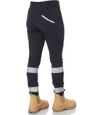 Women's Taped Work Stretch Leggings - Navy