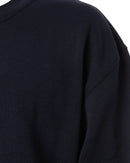 Fleece Crew Neck Sloppy Joe - Navy