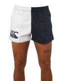 Cotton Harlequin Short - Navy/White
