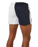 Cotton Harlequin Short - Navy/White