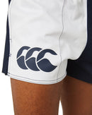 Cotton Harlequin Short - Navy/White