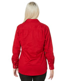 Ladies Closed Front Shirt LS - Red