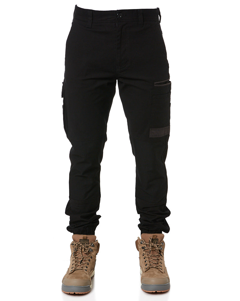 FXD WP-4 Stretch Cuffed Work Pants - Black | Buy Online