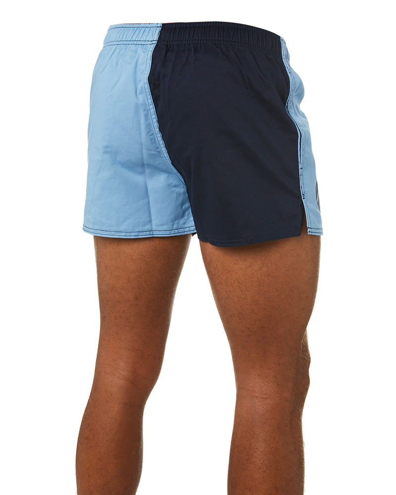 Cotton Harlequin Short - Cronulla/Navy