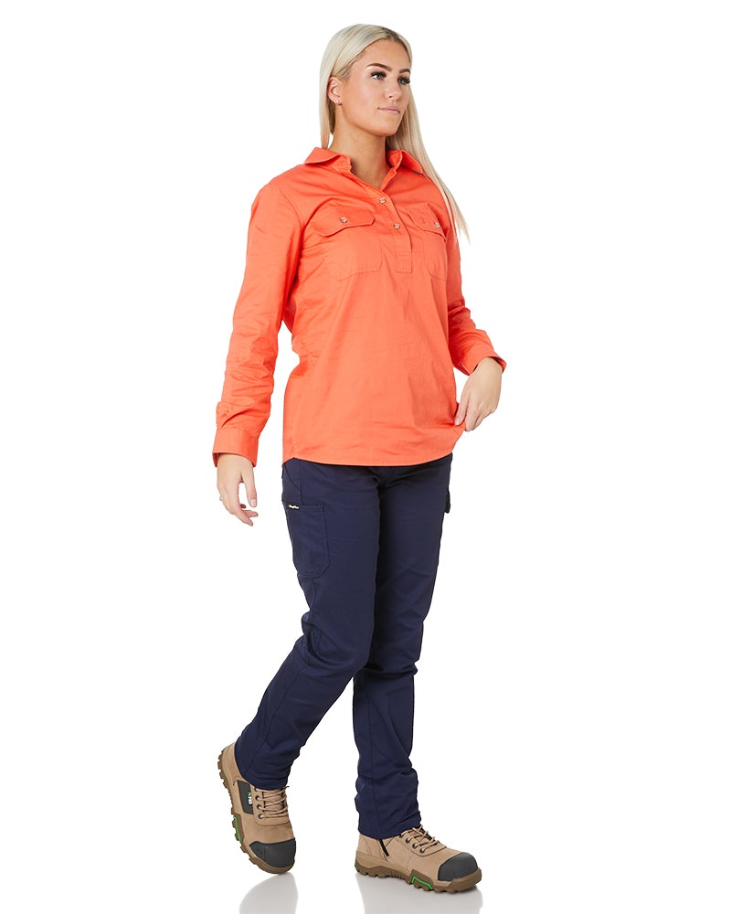 Ladies Basic Stretch Pants - Navy