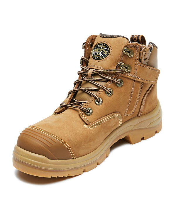 AT 55-350Z Hiker Safety Boot with Zip  - Stone