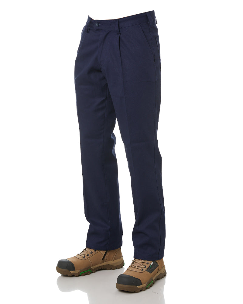 Bisley Original Cotton Drill Work Pants - Navy