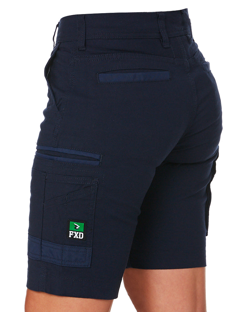 WS-3W Ladies Stretch Work Shorts - Navy