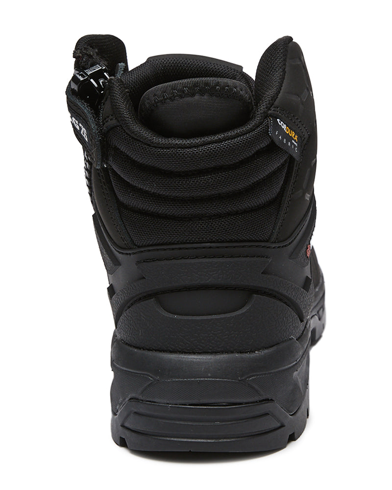 Quantum Zip Side Safety Boot - Black