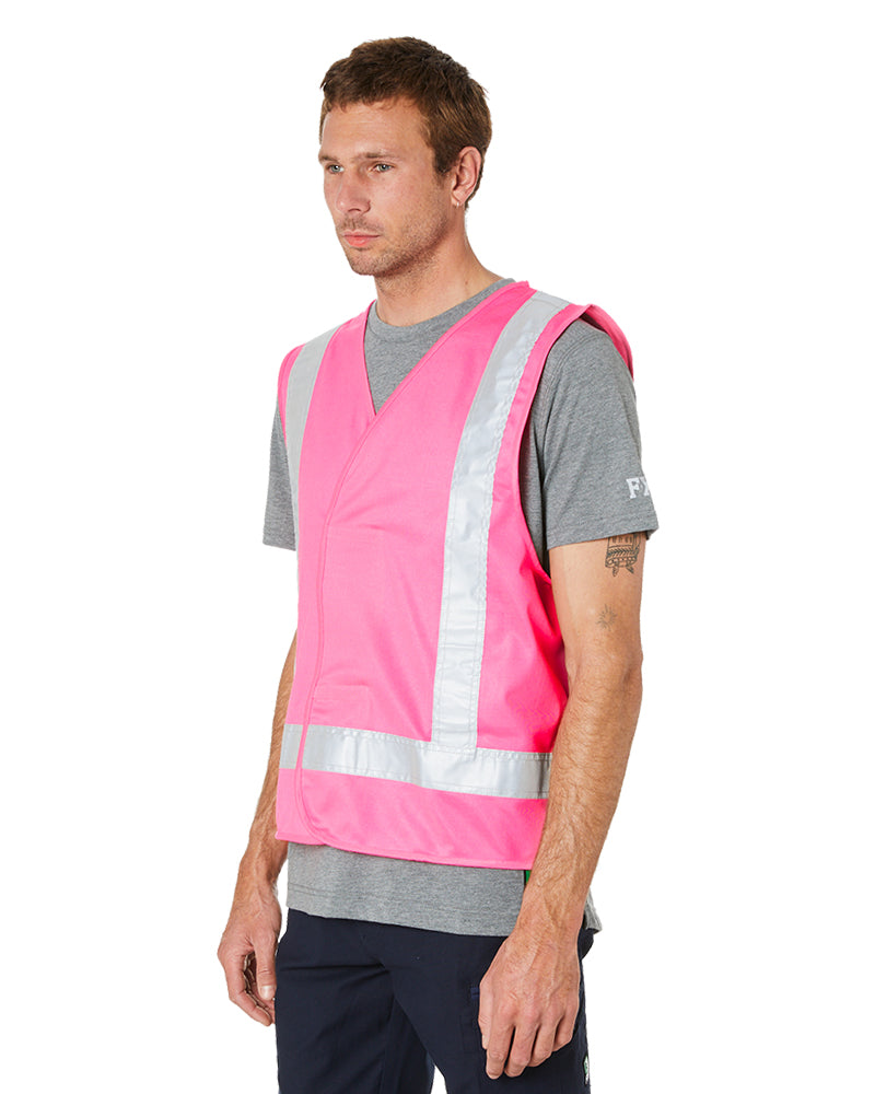 Hi Vis Night Safety Vest - Pink