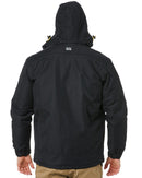 Flex and Move Heavy Duty Wet Weather Dobby Jacket - Black