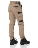 WP-4W Ladies Stretch Cuffed Work Pants - Khaki