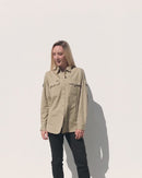 Womens X Airflow Ripstop LS Shirt  - Khaki