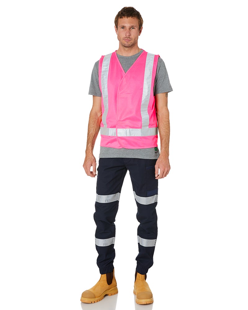 Ritemate Hi Vis Night Safety Vest Pink Buy Online