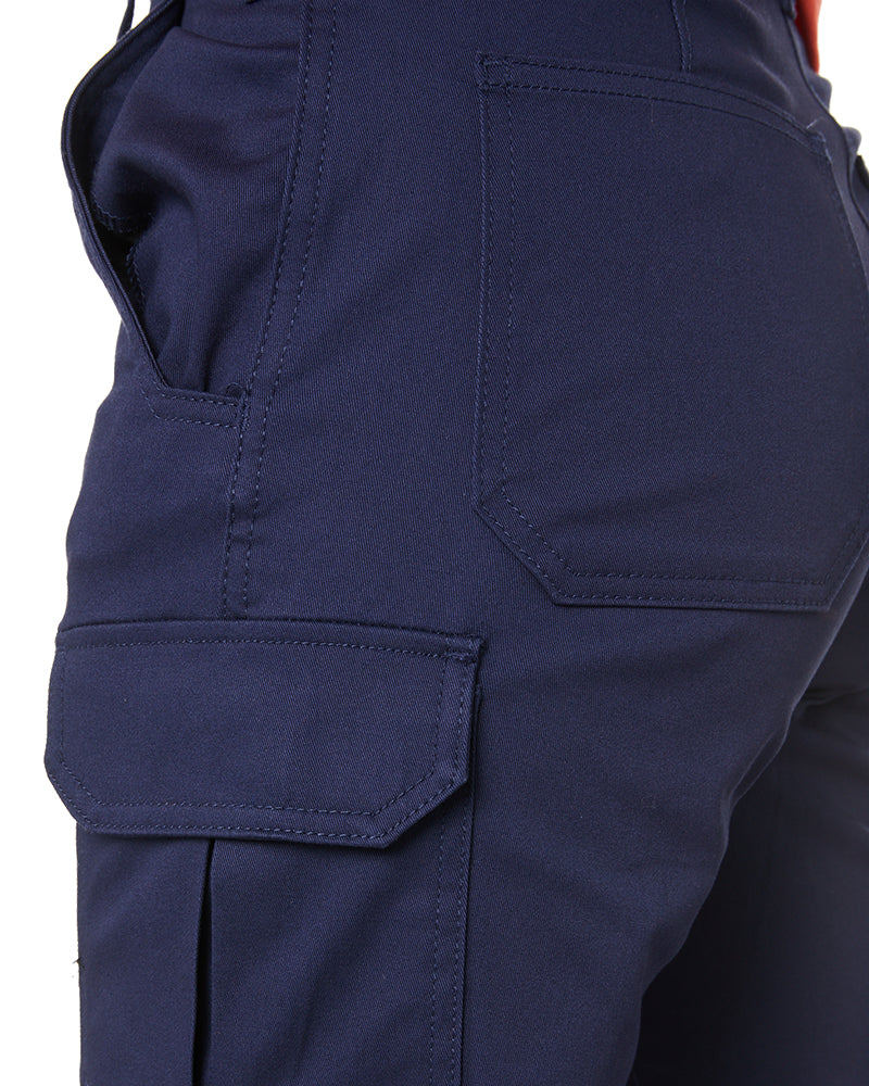 Ladies Basic Stretch Pants - Navy