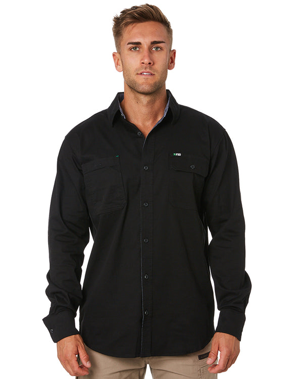 LSH-1 Stretch Work Shirt LS - Black