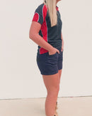 Womens Flex and Move Short Short - Navy