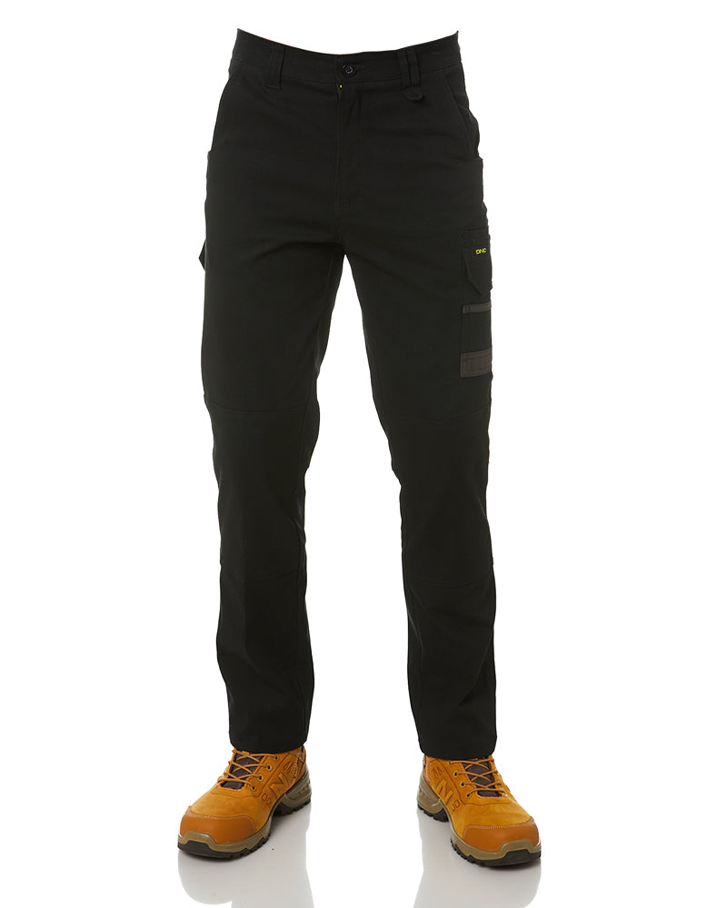 DNC Slim Flex Tradie Cargo Pant - Black | Buy Online