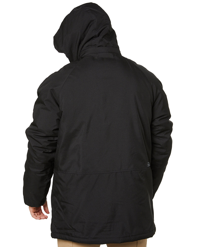 Sector Hooded Jacket - Black