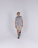 Flex and Move 4-Way Stretch Zip Cargo Short - Stone