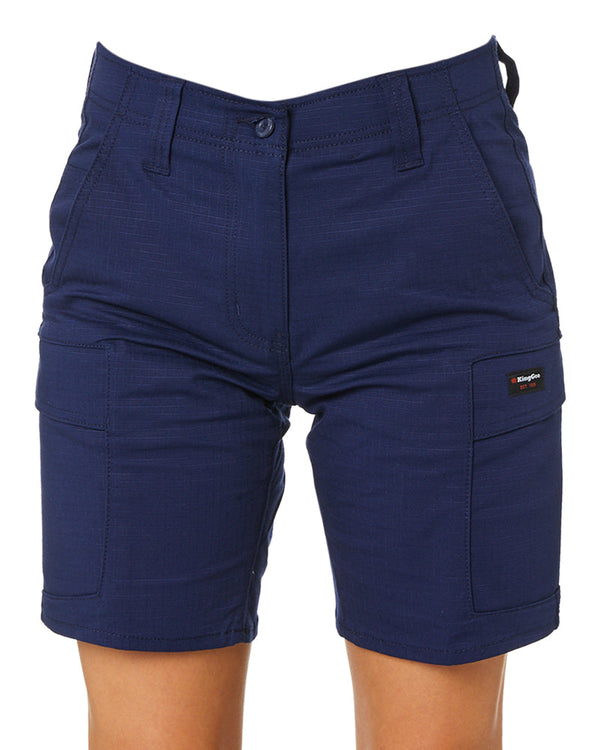 Ladies Workcool Pro Shorts - Navy