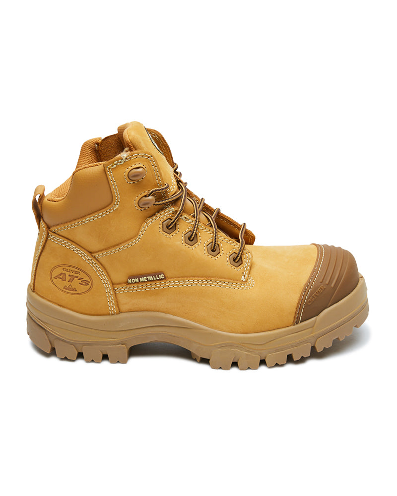 AT 45-630Z Hiker Safety Boot with Zip - Wheat