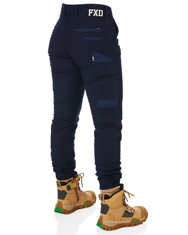 WP-4W Ladies Stretch Cuffed Work Pants - Navy