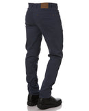 Cotton Stretch Jeans - Gunmetal Blue