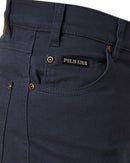 Cotton Stretch Jeans - Gunmetal Blue
