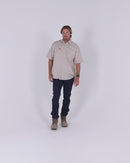 Stretch Cotton Drill Work Pants - Navy