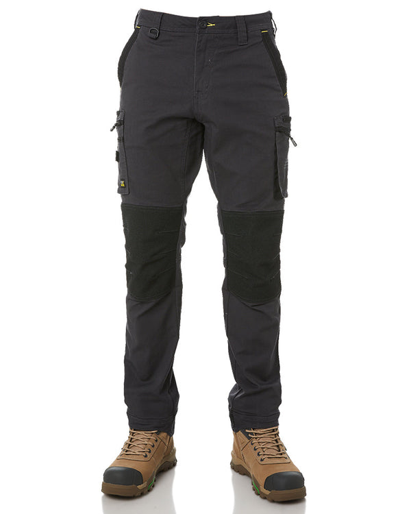 Flex and Move Stretch Utility Zip Cargo Pant - Charcoal