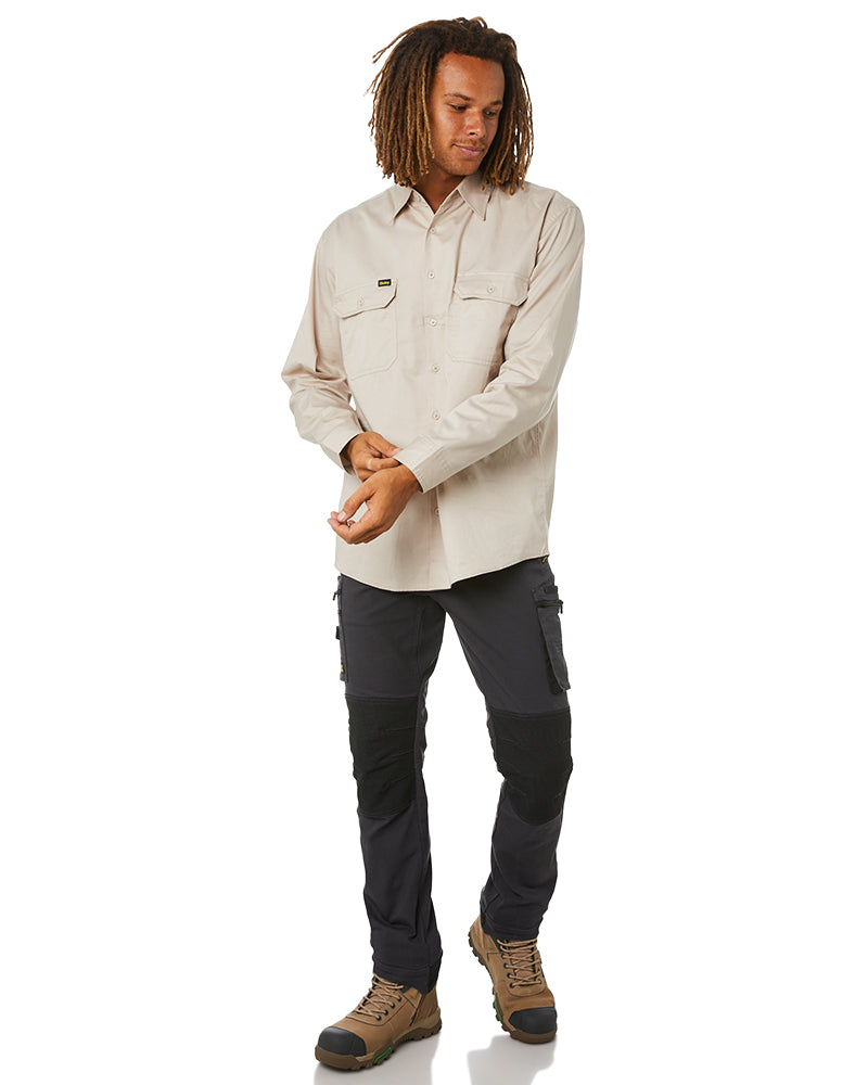 Flex and Move Stretch Utility Zip Cargo Pant - Charcoal