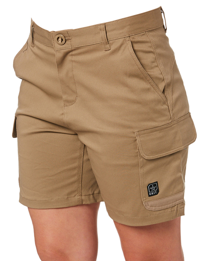 Ladies Staple Cargo Shorts - Khaki