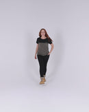 Womens Gladiator Jeggings - Black