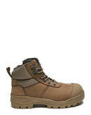 RotoFlex 8553 Mid Zip Side Safety Boot - Stone