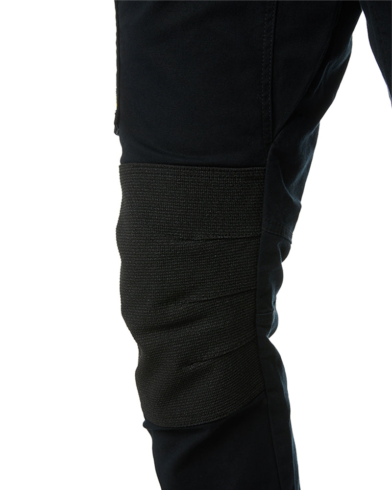 Flex and Move Stretch Utility Zip Cargo Pant - Black