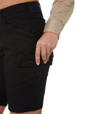 Womens Flex and Move Cargo Short - Black