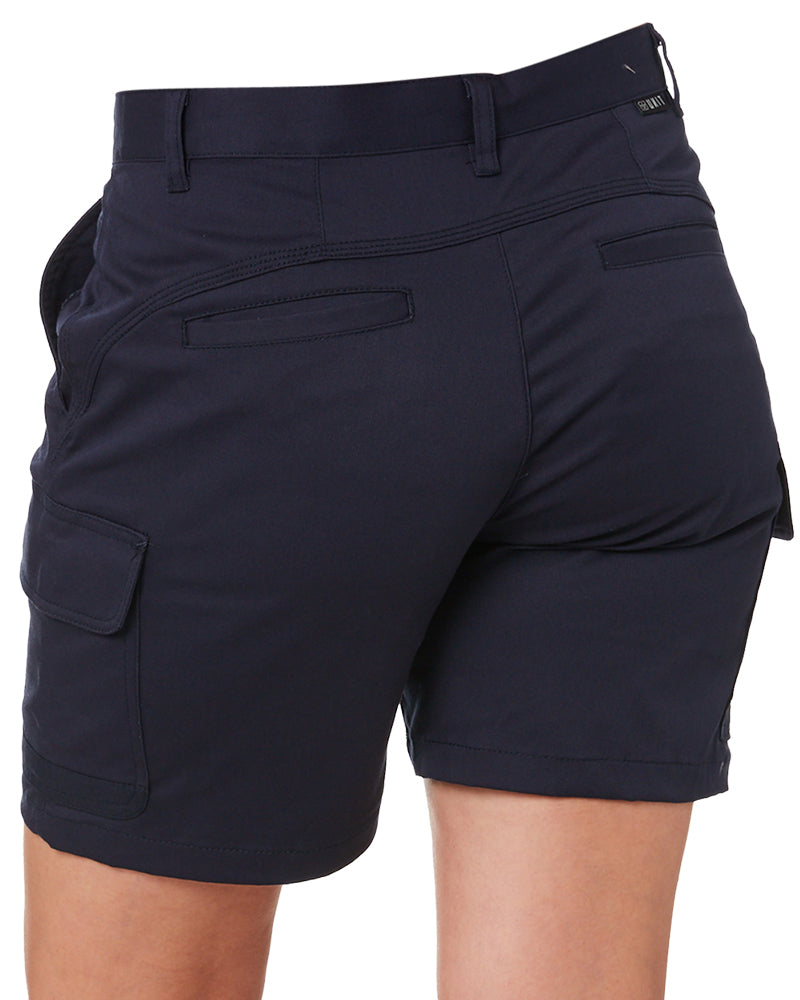 Ladies Staple Cargo Shorts - Navy