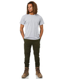 Corrugated Stretch Pant - Olive