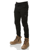 Corrugated Stretch Pant - Black