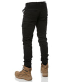 Corrugated Stretch Pant - Black