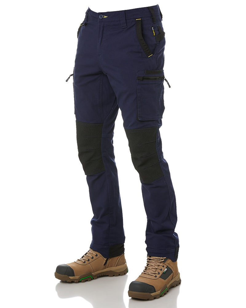 Flex and Move Stretch Utility Zip Cargo Pant - Navy