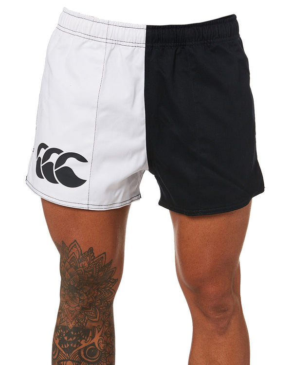 Cotton Harlequin Short - Black/White