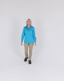 Ladies Closed Front Shirt LS - Azure