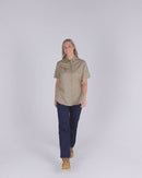 Womens X Airflow Ripstop SS Shirt - Khaki