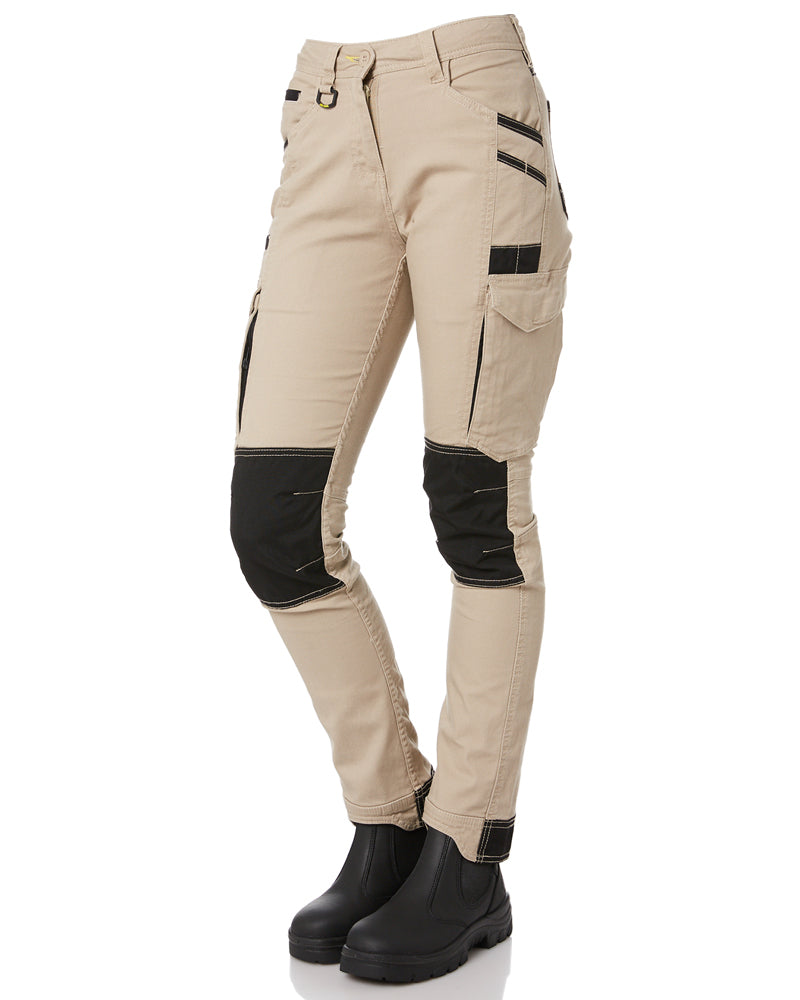 Womens Flex and Move Cargo Pants - Stone