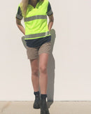 WS-2W Ladies Lightweight Work Shorts - Khaki