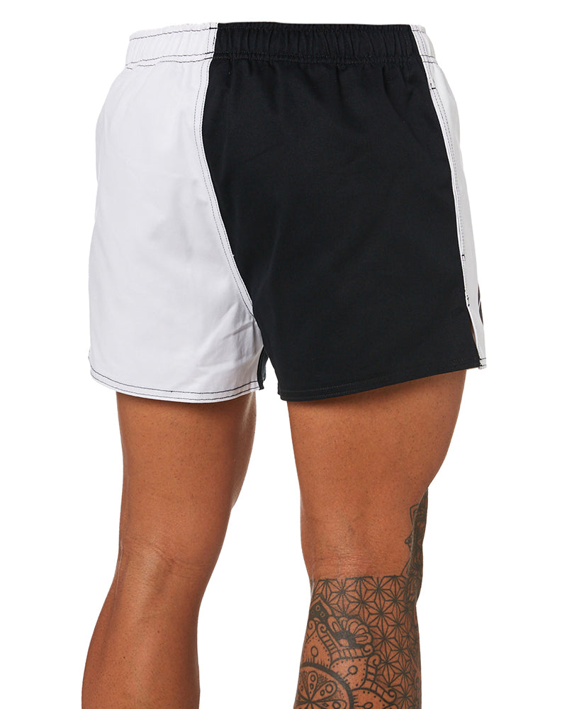 Cotton Harlequin Short - Black/White