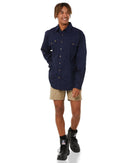 Original Cotton Drill LS Shirt - Navy