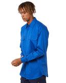 Cool Lightweight Drill Shirt LS - Royal